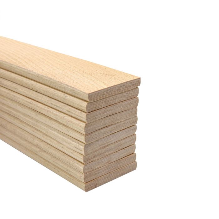 640 mm long 5 pcs Pack of 5 Slats Beech Wood Replacement 53 mm wide Bed Slats Curved Sprung Single Double 