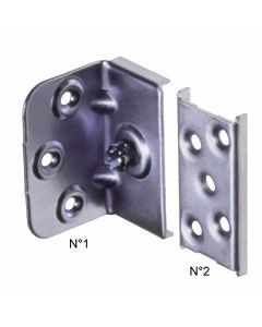 Bed Connecting Brackets Plate System 65mm