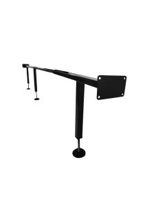 Universal Bed Centre Support Rail Adjustable Length / Height 3 Integrated Feet