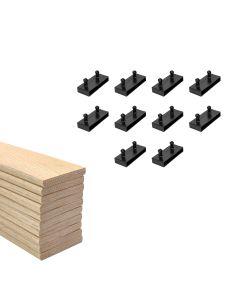 63mm Sprung Bed Slats Assembly Set for Metal Beds Single Row (2ft6 or 3ft)